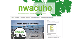 Desktop Screenshot of nwacuho.org
